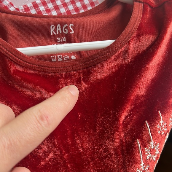 Rags to Raches Velour Geostar Long Sleeved Romper Size 3/4T 3/4 girls one piece - Picture 5 of 5